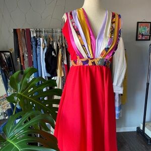 Handmade empire waist cocktail summer dress